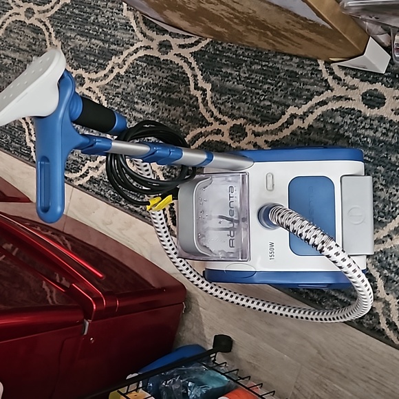 Rowenta Precision Valet Garment Steamer Blue White 1550W GS 6030 - Picture 6 of 7